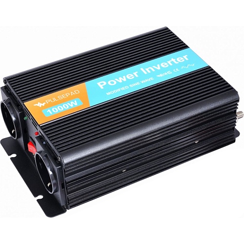 Автомобильный инвертор Pulsepad MSW-1000 12V 1000W Modified Sine Wave