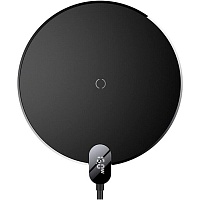 Бездротовий зарядний пристрій Baseus Digital LED Display Wireless Charger Gen2 15W (CCED000001) Black