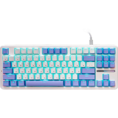 Клавиатура Aula F87 KRGD Blue UA White (6948391202464)