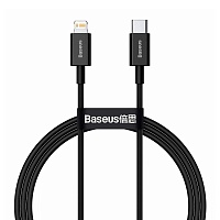 Кабель Baseus Superior Series Fast Charging USB-C to Lightning PD 20W 1м Black (CATLYS-A01) - придбати в Дніпрі, Україні: ціна, характеристики | інтернет-магазин TOUCH
