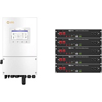 Система зберігання енергії Solis S6-EH1P6K-L-PLUS 6kW + 5 АКБ Dyness B4850 12kWh (48V/50Ah/2400Wh) - придбати в Дніпрі, Україні: ціна, характеристики | інтернет-магазин TOUCH