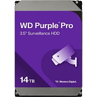 Жесткий диск 3.5" WD Purple Pro 14TB SATA 512MB (WD142PURP)