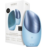 Чистящая щетка для лица GESKE Sonic Thermo Facial Brush 6в1 Aquamarine (HB0083)