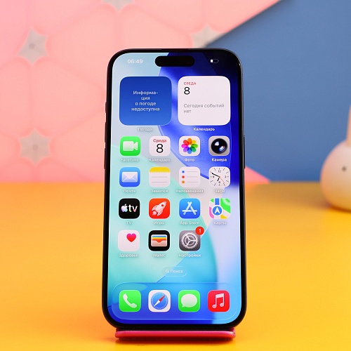 Смартфон Apple iPhone 15 Pro 128GB eSIM Blue Titanium (MTQQ3) Б/У