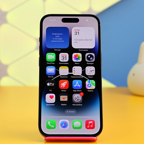 Смартфон Apple iPhone 14 Pro 512GB eSIM Space Black (MQ1K3) Б/У