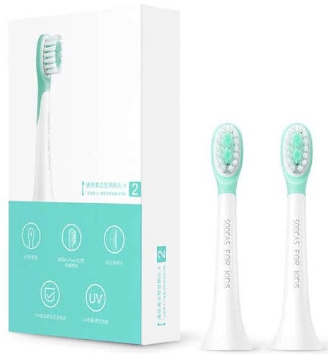 Насадки для зубной щетки Xiaomi Soocas For Kids C1 Heads White 2 шт EU.