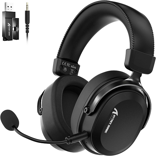Игровые наушники Attack Shark L30 Pro Wireless Black (AS-6979033730205-B)