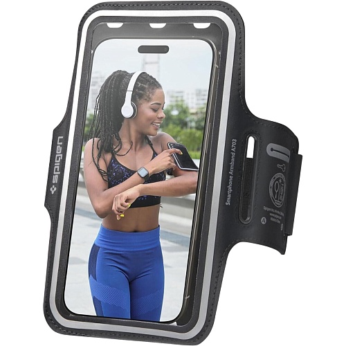 Чехол на руку Spigen A703 Dynamic Shield Armband Black (AMP07187) 