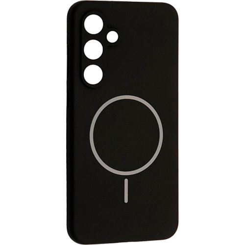 Чехол DK Luxury Silicone Case with MagSafe для Samsung Galaxy S24 FE Black