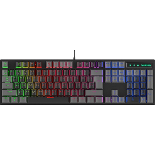 Клавиатура GamePro MK105R LED Red Switch USB Black 