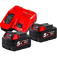 Акумулятори до електроінструменту + зарядний пристрій Milwaukee M18 NRG-502С (4933471980) - придбати в Дніпрі, Україні: ціна, характеристики | інтернет-магазин TOUCH