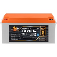 Акумулятор LogicPower LiFePO4 Smart BT 12V (12.8V/200Ah/2560Wh) (BMS 200A/100А) (30172) - придбати в Дніпрі, Україні: ціна, характеристики | інтернет-магазин TOUCH