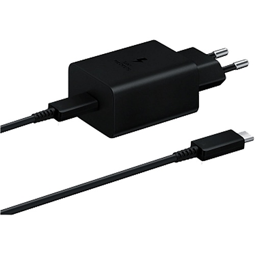 Зарядний пристрій Samsung 45W Power Adapter + Cable USB-C to USB-C Black (EP-T4510XBEGRU) - придбати в Дніпрі, Україні: ціна, характеристики | інтернет-магазин TOUCH