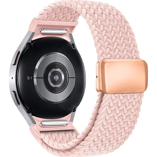Ремешок ArmorStandart Braided Solo Loop для Samsung Galaxy Watch 7/FE/6/6 Classic/5/5 Pro/4/4 Classic Rose Gold (ARM86841)
