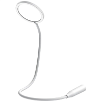 Настільна лампа Baseus Comfort Reading Charging Uniform Light Hose Desk Lamp White (DGYR-02) - придбати в Дніпрі, Україні: ціна, характеристики | інтернет-магазин TOUCH