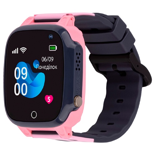 Детские смарт-часы AmiGo GO008 MILKY GPS WIFI (Pink)