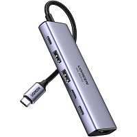 USB-хаб Ugreen CM511 6in1 (35999)