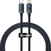 Кабель Baseus Crystal Shine Series USB-C to Lightning 20W 1.2m Black (CAJY000201) - придбати в Дніпрі, Україні: ціна, характеристики | інтернет-магазин TOUCH
