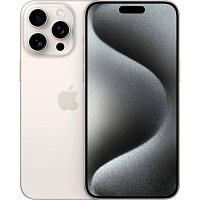 Смартфон Apple iPhone 15 Pro 256GB eSIM White Titanium (MTQT3)