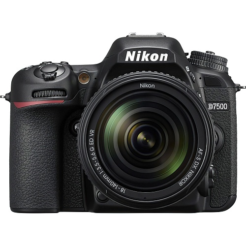 Зеркальный фотоаппарат Nikon D7500 + AF-S DX Nikkor 18-140mm f/3.5-5.6G ED VR Kit (VBA510K002) UA