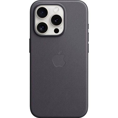 Чехол Apple FineWoven Case with MagSafe для iPhone 15 Pro Black (MT4H3ZM/A)
