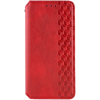 Чехол-книжка GETMAN Cubic Cover Case для Oppo A78 4G Red