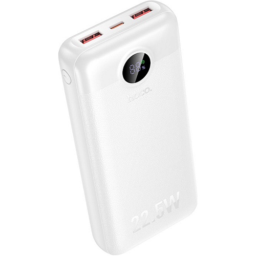 Зовнішній акумулятор Hoco J172A Precision 20000mAh 22.5W White (6942007681872) - придбати в Дніпрі, Україні: ціна, характеристики | інтернет-магазин TOUCH