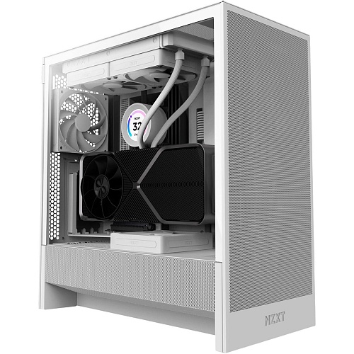 Корпус NZXT H5 Flow White (CC-H52FW-01) - придбати в Дніпрі, Україні: ціна, характеристики | інтернет-магазин TOUCH