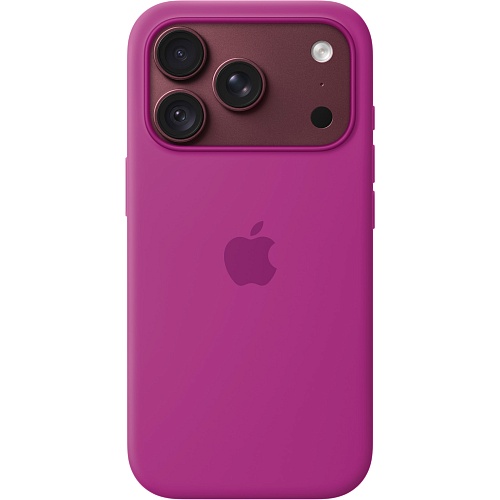 Чехол Apple Silicone Case with MagSafe для iPhone 18 Pro Magenta (MK8T4)