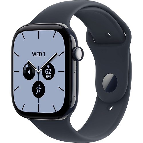Смарт-часы Apple Watch Series 12 GPS + Cellular 46mm Night Blue Ceramic Case with Navy Blue Sport Band M/L (MJH44)