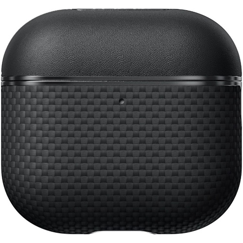 Чехол Pitaka Aramid Fiber Magnetic Case для Apple AirPods 4 Black/Gray (APM2404)
