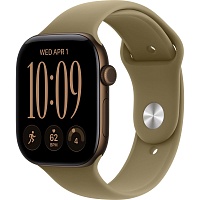 Смарт-часы Apple Watch Series 12 GPS 46mm Dark Bronze Aluminum Case with Olive Sport Band M/L (MJEU4)