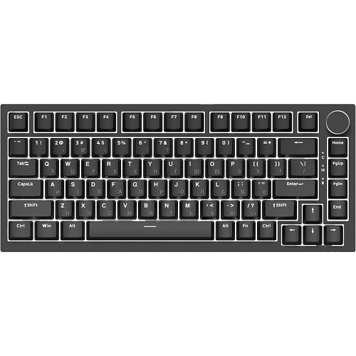 Клавиатура Ajazz AK820 Red Switch Black (AK820-R-B)