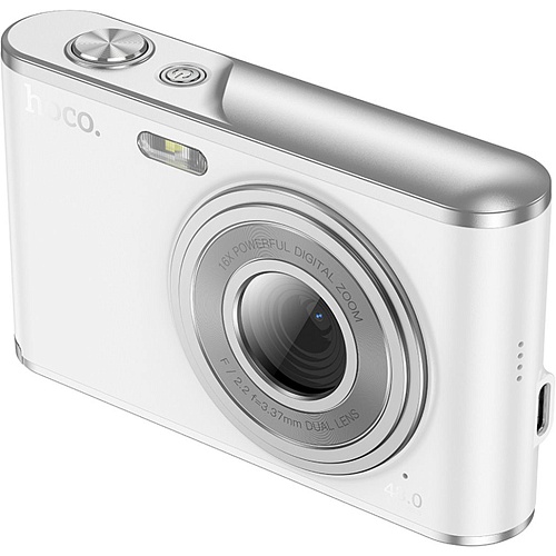 Фотоаппарат Hoco DV203 Dual-Lens Digital Camera White (637657)