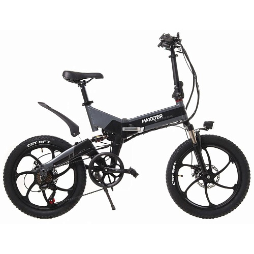 Електровелосипед Maxxter RUFFER Max (Black-Gray) - придбати в Дніпрі, Україні: ціна, характеристики | інтернет-магазин TOUCH