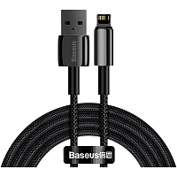 Кабель Baseus Tungsten Gold USB to Lightning 2m Black (CALWJ-A01)  - придбати в Дніпрі, Україні: ціна, характеристики | інтернет-магазин TOUCH