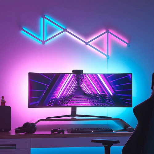 ≡ Умная система освещения Nanoleaf Lines Smarter Kit 9шт - купить