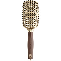Щетка-расческа Olivia Garden Expert Care Flex Combo Gold&Brown (OGID2071)