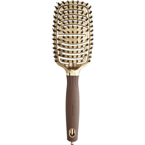 Щетка-расческа Olivia Garden Expert Care Flex Combo Gold&Brown (OGID2071)