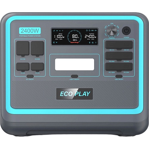 Зарядна станція EcoPlay P2400 - придбати в Дніпрі, Україні: ціна, характеристики | інтернет-магазин TOUCH