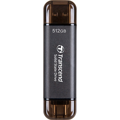 Внешний SSD накопитель Transcend ESD310C 512GB Black (TS512GESD310C)
