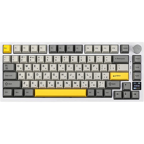 Клавиатура Epomaker Ajazz AK820 Pro Flying Fish Switch White (AK820-PRO-W-FF) 