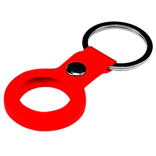Чохол для Apple AirTag - Silicone Key Ring (Red) HC - придбати в Дніпрі, Україні: ціна, характеристики | інтернет-магазин TOUCH