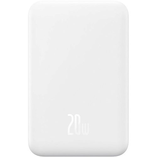 Внешний аккумулятор Baseus Magnetic Mini 5000mAh 20W White (P10022107223-00)
