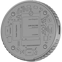 Внешний карман Hagibis M.2 NVMe SSD to USB 3.2 Gen 2 Gray (MC100Pro)