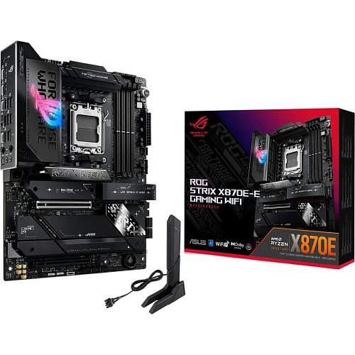 Материнська плата Asus ROG Strix X870E-E Gaming WIFI - придбати в Дніпрі, Україні: ціна, характеристики | інтернет-магазин TOUCH