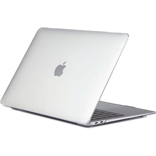 Пластиковая накладка (верх и низ) HardShell Matte Case для Apple MacBook Air 13.6" M2 A2681 2022 (Transparent)