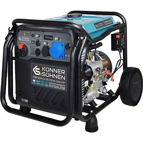 Инверторный бензиновый генератор Konner&Sohnen KS 8100iE ATSR 8/8.5 кВт