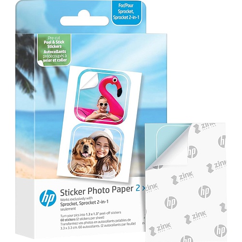 Бумага для фотопринтера HP Sprocket Zink 2х3'' 30шт (HPIZ2X330C)
