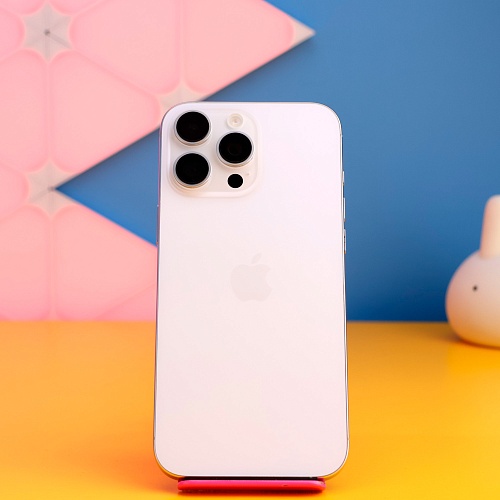 Смартфон Apple iPhone 16 Pro Max 256GB White Titanium (MYWW3) Б/У
